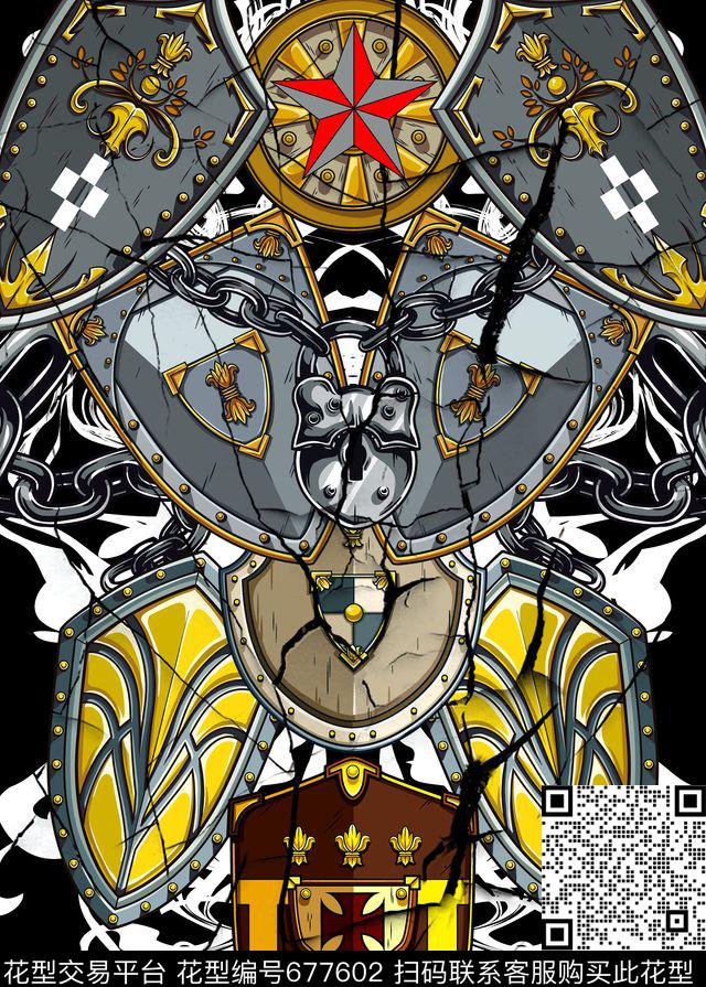 宫廷风巴洛克Fei-男装数码印花华亿平台下载（图片编号: 677602） - 瓦栏（Walan）