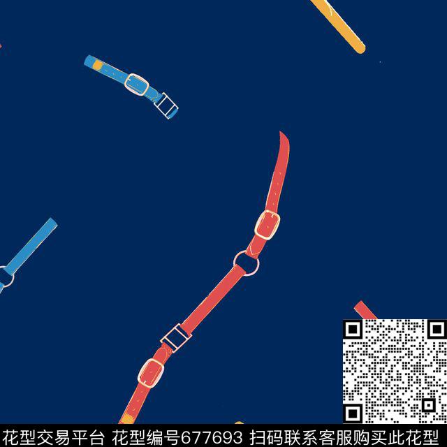 马皮带时尚传统印花华亿平台下载（图片编号: 677693） - 瓦栏（Walan）
