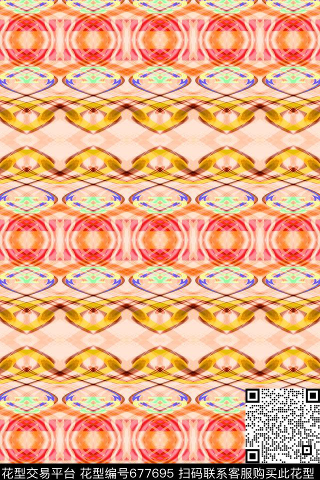 波西米亚土耳其风格迪拜传统印花华亿平台下载（图片编号: 677695） - 瓦栏（Walan）