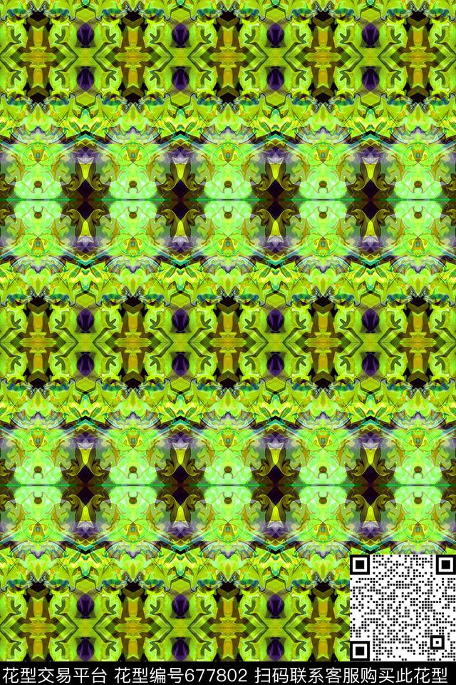 波西米亚土耳其风格迪拜数码印花华亿平台下载（图片编号: 677802） - 瓦栏（Walan）