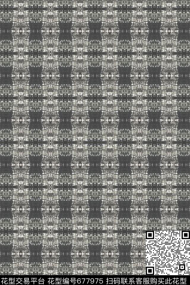格子图案格子混搭创意格子数码印花华亿平台下载（图片编号: 677975） - 瓦栏（Walan）