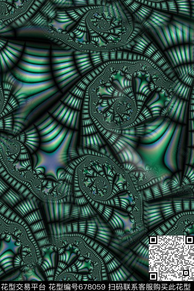底纹螺旋抽象数码印花华亿平台下载（图片编号: 678059） - 瓦栏（Walan）