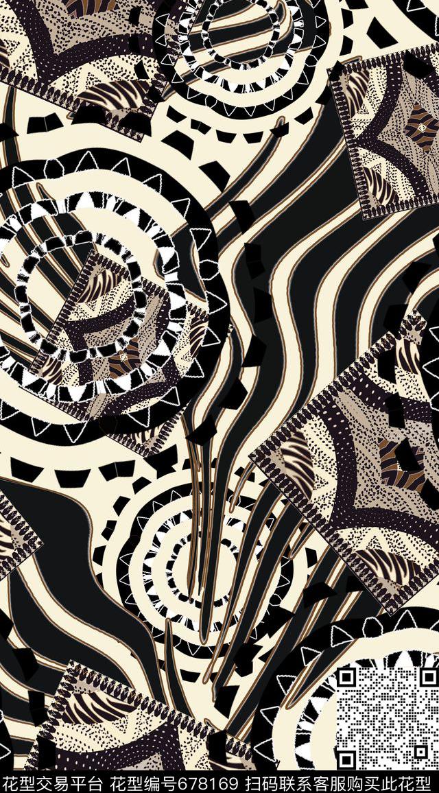 allopatricabstractdot数码印花华亿平台下载（图片编号: 678169） - 瓦栏（Walan）