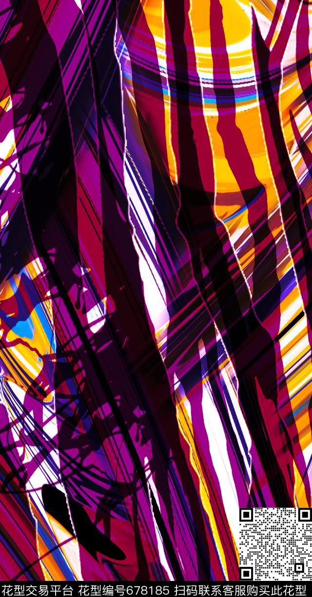 abstractmixedline数码印花华亿平台下载（图片编号: 678185） - 瓦栏（Walan）