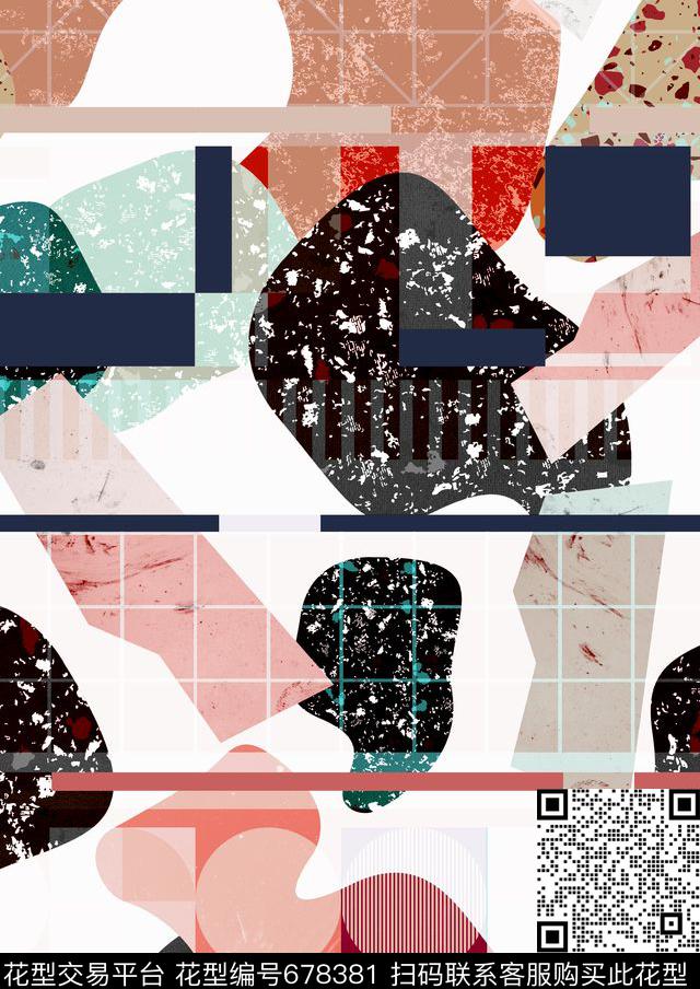 2017春夏设计师推荐数码印花华亿平台下载（图片编号: 678381） - 瓦栏（Walan）