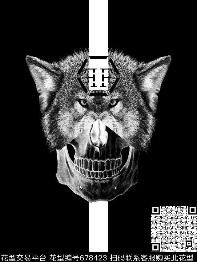 潮牌大牌几何数码印花华亿平台下载（图片编号: 678423） - 瓦栏（Walan）