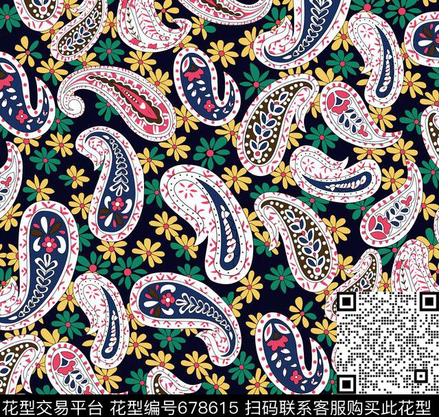 花枝花朵花卉花朵鲜花花朵传统印花华亿平台下载（图片编号: 678615） - 瓦栏（Walan）