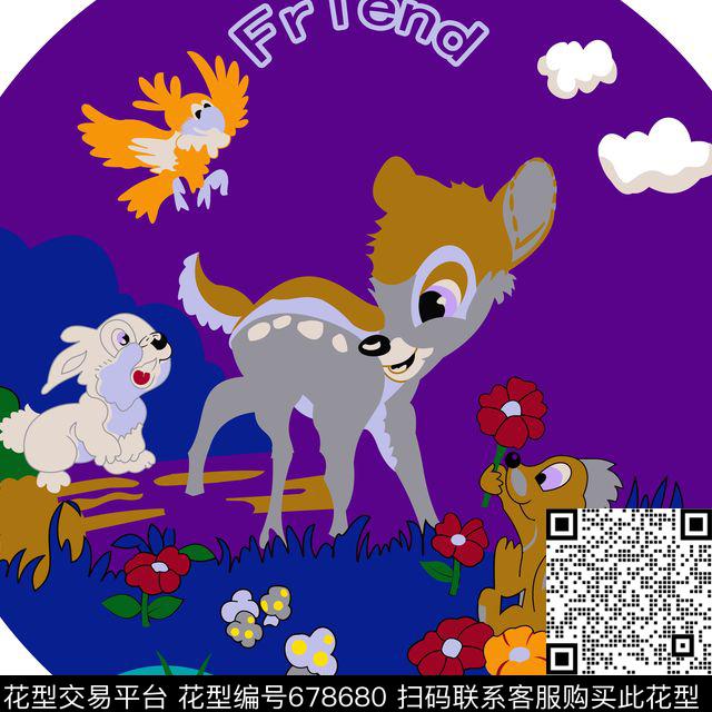 婴童动漫卡通传统印花华亿平台下载（图片编号: 678680） - 瓦栏（Walan）