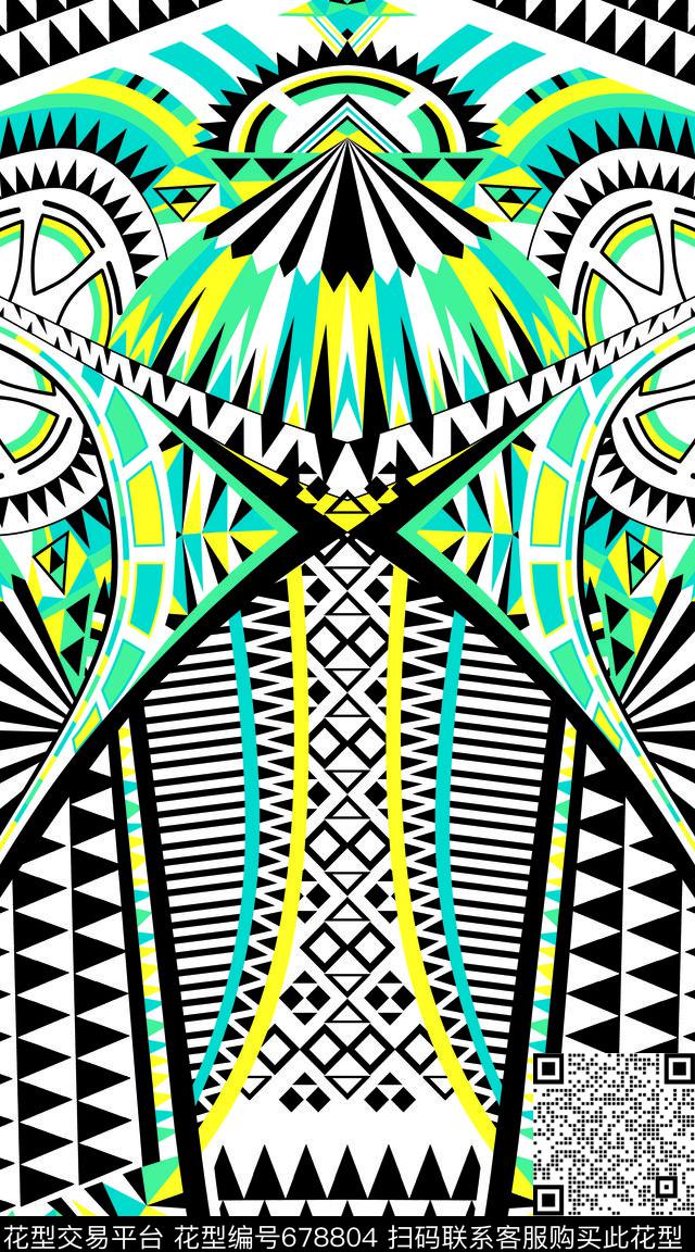 三角形菱形Fei-花纹肌理数码印花华亿平台下载（图片编号: 678804） - 瓦栏（Walan）