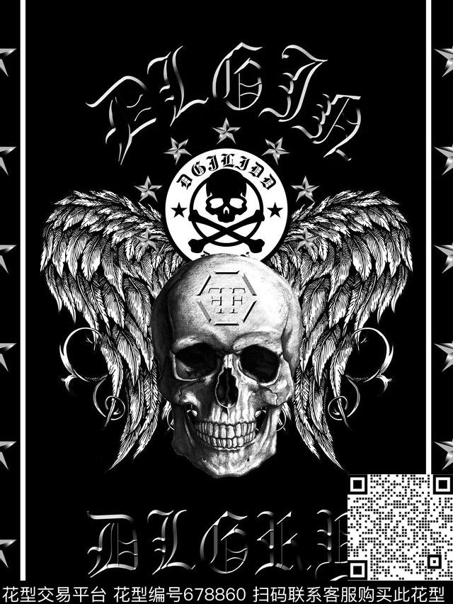 潮牌PP翅膀数码印花华亿平台下载（图片编号: 678860） - 瓦栏（Walan）