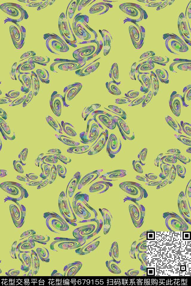 佩斯利图案创意佩斯利花纹漩涡动感数码印花华亿平台下载（图片编号: 679155） - 瓦栏（Walan）