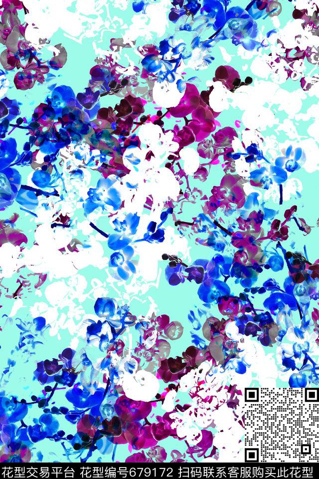女装花卉碎花传统印花华亿平台下载（图片编号: 679172） - 瓦栏（Walan）