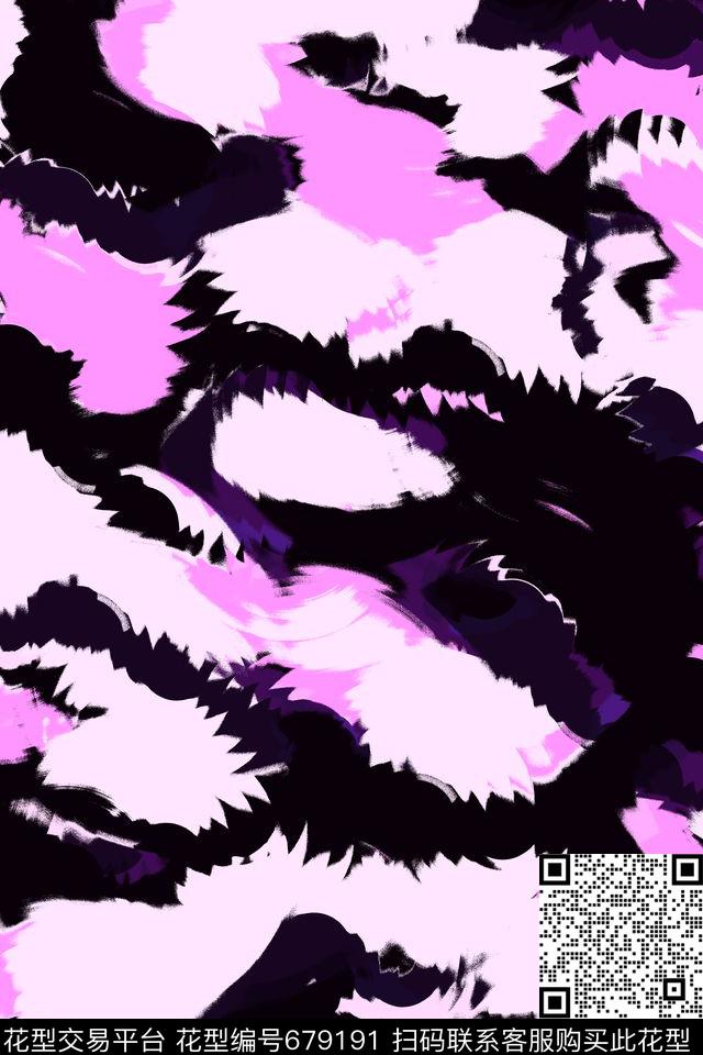 抽象时尚男服装不规则几何传统印花华亿平台下载（图片编号: 679191） - 瓦栏（Walan）