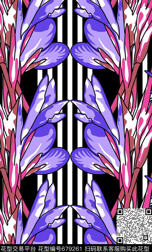 优雅女装家纺传统印花华亿平台下载（图片编号: 679261） - 瓦栏（Walan）