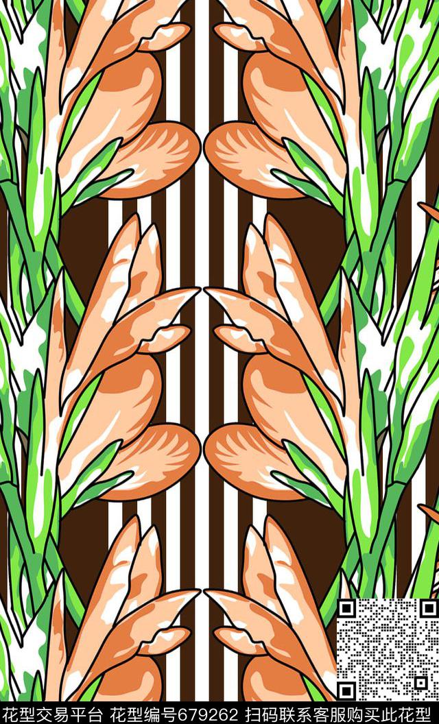 优雅女装家纺传统印花华亿平台下载（图片编号: 679262） - 瓦栏（Walan）