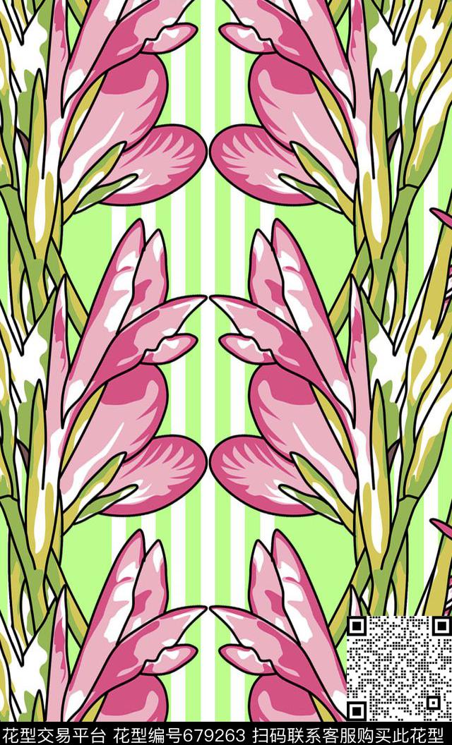 优雅女装家纺传统印花华亿平台下载（图片编号: 679263） - 瓦栏（Walan）