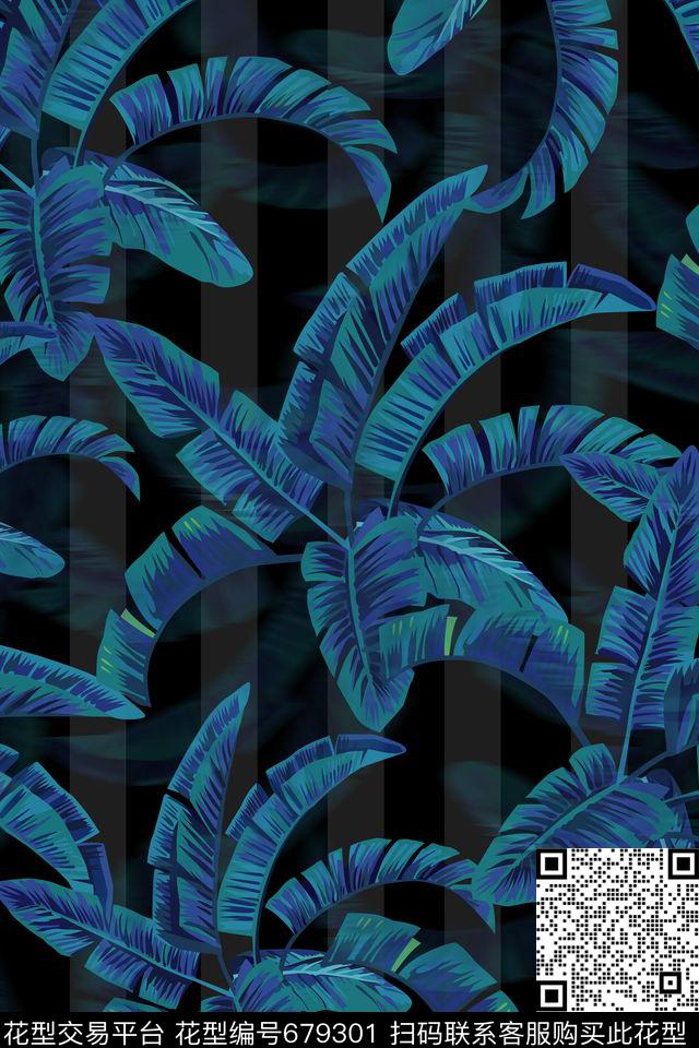 男装棕榈树热带华亿平台传统印花华亿平台下载（图片编号: 679301） - 瓦栏（Walan）