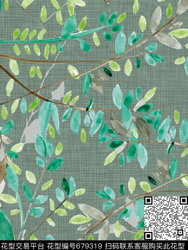 肌理纹理花卉数码印花华亿平台下载（图片编号: 679319） - 瓦栏（Walan）