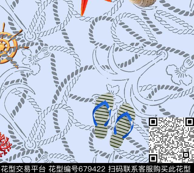 热带趣味卡通数码印花华亿平台下载（图片编号: 679422） - 瓦栏（Walan）