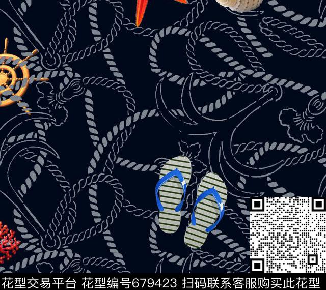 热带趣味卡通数码印花华亿平台下载（图片编号: 679423） - 瓦栏（Walan）