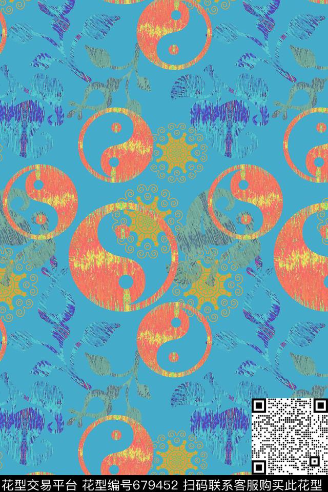 抽象变幻佩斯利图案创意佩斯利花纹数码印花华亿平台下载（图片编号: 679452） - 瓦栏（Walan）