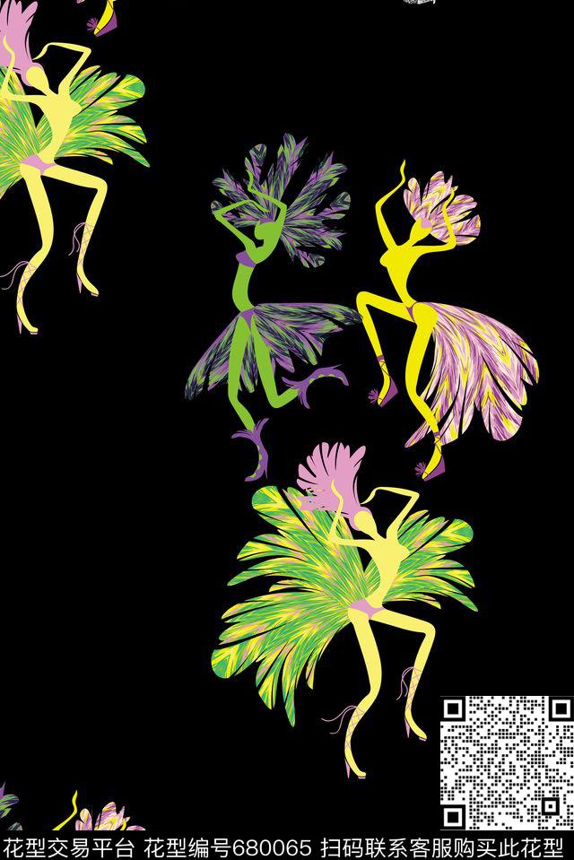 热带非洲激情传统印花华亿平台下载（图片编号: 680065） - 瓦栏（Walan）