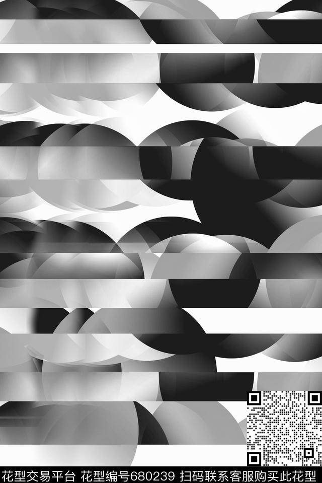 不规则几何渐变、现代数码印花华亿平台下载（图片编号: 680239） - 瓦栏（Walan）