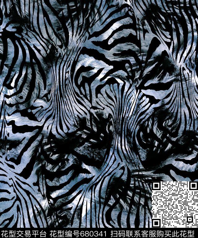 Fei-女装野兽斑纹数码印花华亿平台下载（图片编号: 680341） - 瓦栏（Walan）