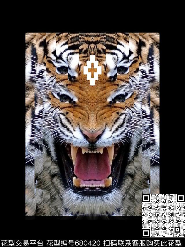 几何抽象大牌数码印花华亿平台下载（图片编号: 680420） - 瓦栏（Walan）