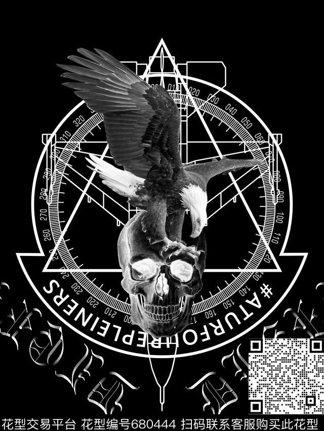 大牌抽象几何数码印花华亿平台下载（图片编号: 680444） - 瓦栏（Walan）