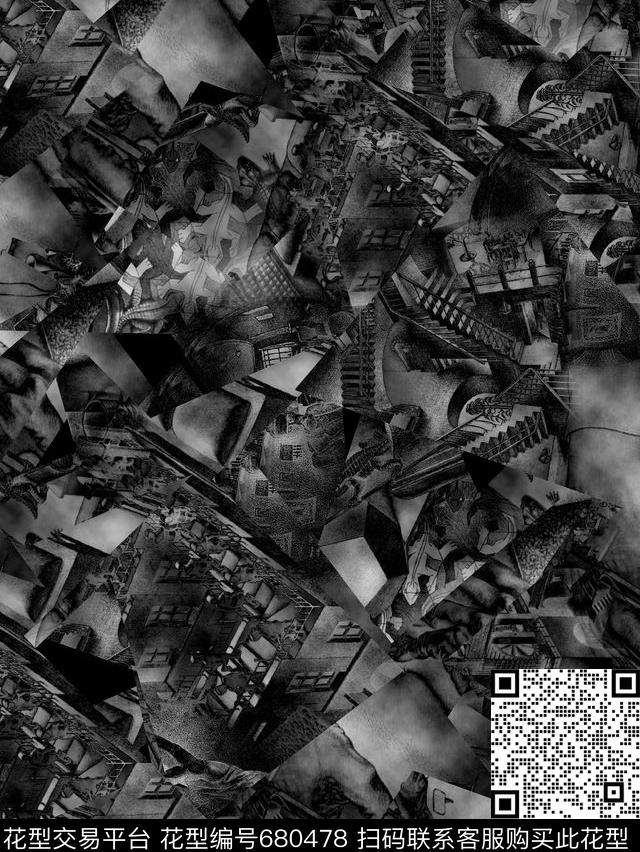 潮流男装数码印花华亿平台下载（图片编号: 680478） - 瓦栏（Walan）