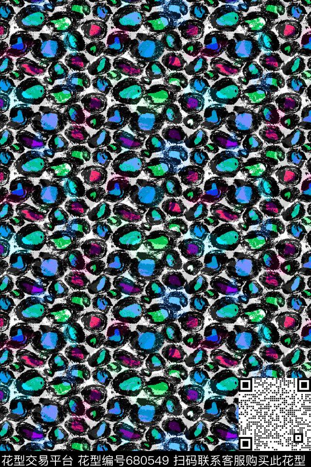 洋阳---动物纹数码印花华亿平台下载（图片编号: 680549） - 瓦栏（Walan）