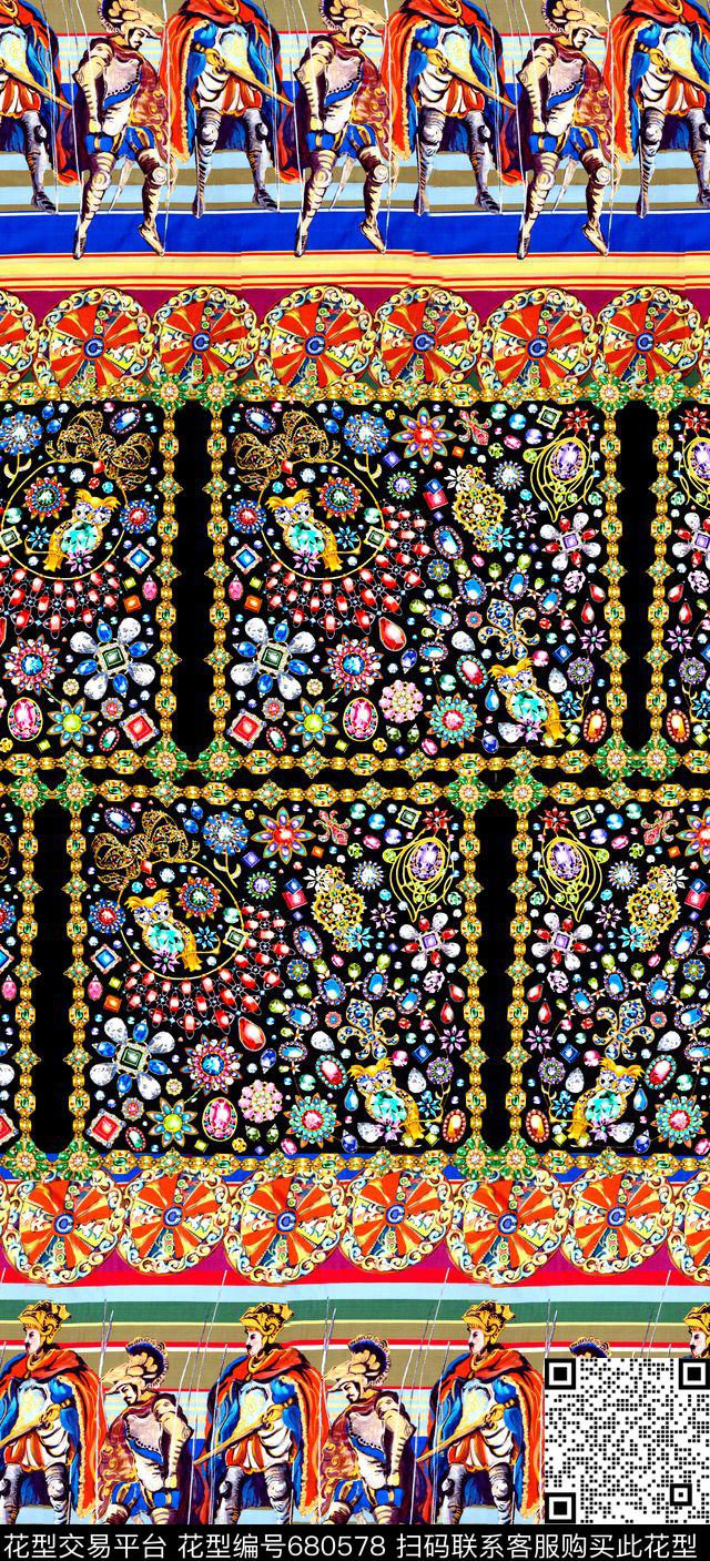 女装定位数码印花华亿平台下载（图片编号: 680578） - 瓦栏（Walan）