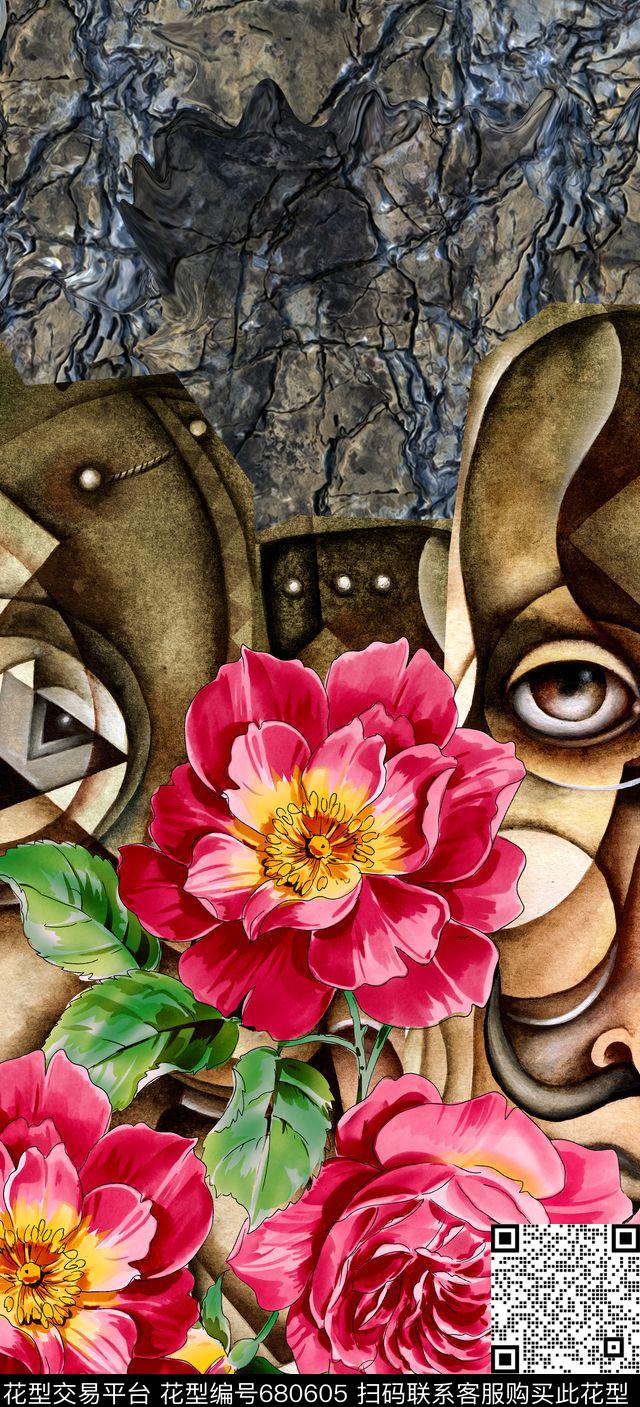 女装定位数码印花华亿平台下载（图片编号: 680605） - 瓦栏（Walan）