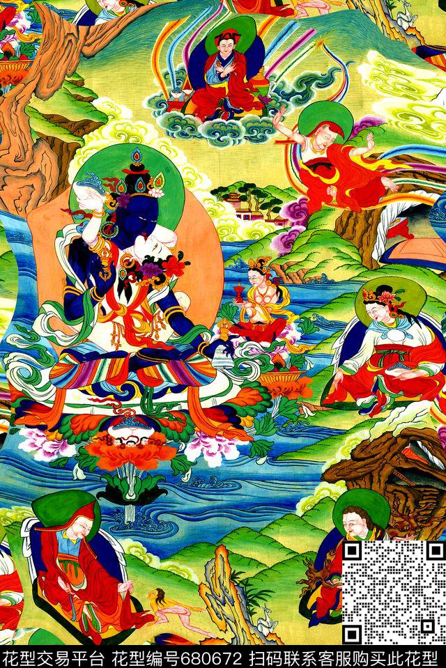 时尚女装数码印花华亿平台下载（图片编号: 680672） - 瓦栏（Walan）