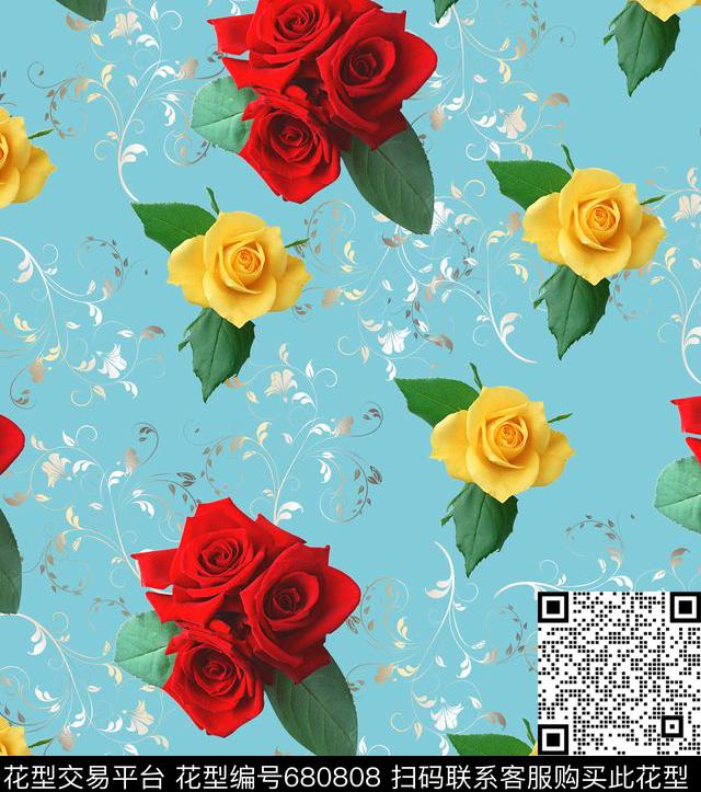 莫妮卡-女装华亿平台数码印花华亿平台下载（图片编号: 680808） - 瓦栏（Walan）