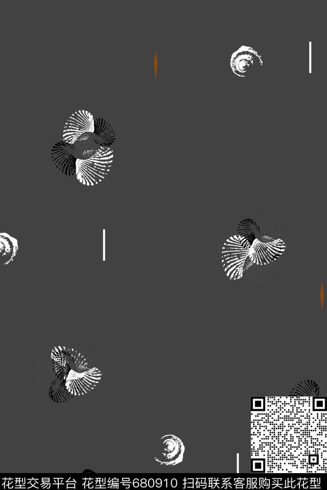 男装商务休闲几何数码印花华亿平台下载（图片编号: 680910） - 瓦栏（Walan）