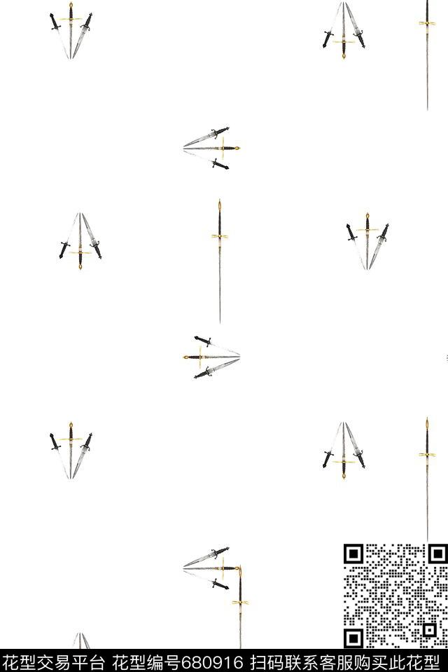 男装剑商务休闲数码印花华亿平台下载（图片编号: 680916） - 瓦栏（Walan）