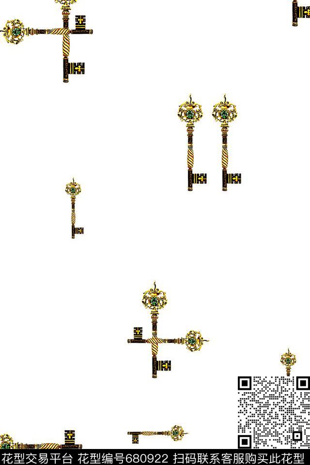 男装钥匙商务休闲数码印花华亿平台下载（图片编号: 680922） - 瓦栏（Walan）