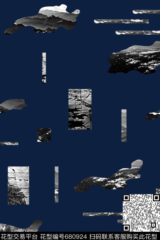 男装景观迷彩数码印花华亿平台下载（图片编号: 680924） - 瓦栏（Walan）