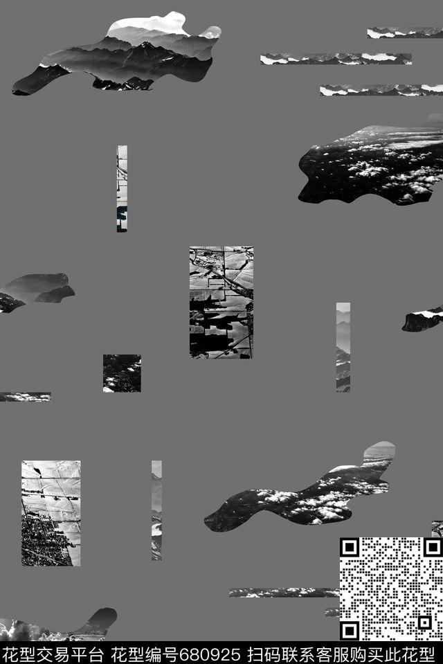 男装景观迷彩数码印花华亿平台下载（图片编号: 680925） - 瓦栏（Walan）