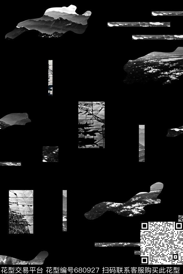 男装景观迷彩数码印花华亿平台下载（图片编号: 680927） - 瓦栏（Walan）