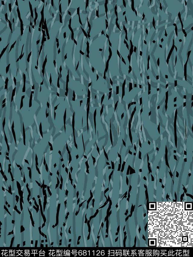 笔触纹理抽象竖纹传统印花华亿平台下载（图片编号: 681126） - 瓦栏（Walan）