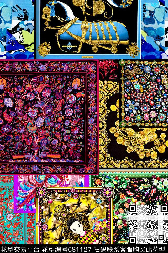 时尚女装数码印花华亿平台下载（图片编号: 681127） - 瓦栏（Walan）