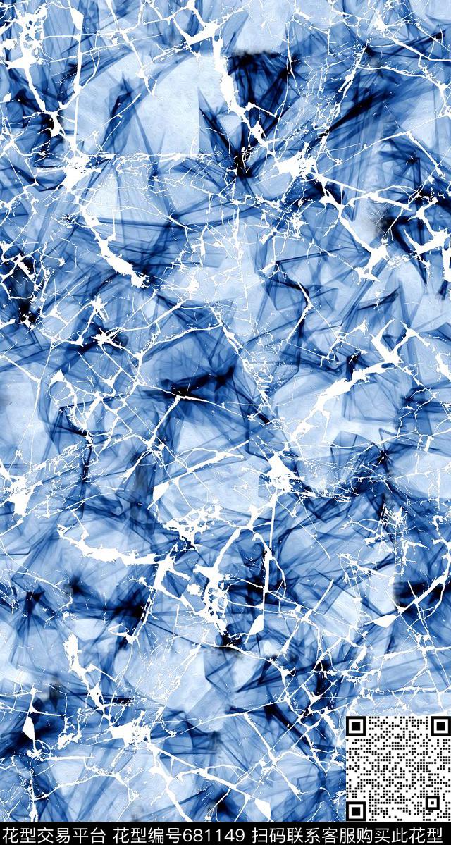 抽象岩石肌理数码印花华亿平台下载（图片编号: 681149） - 瓦栏（Walan）