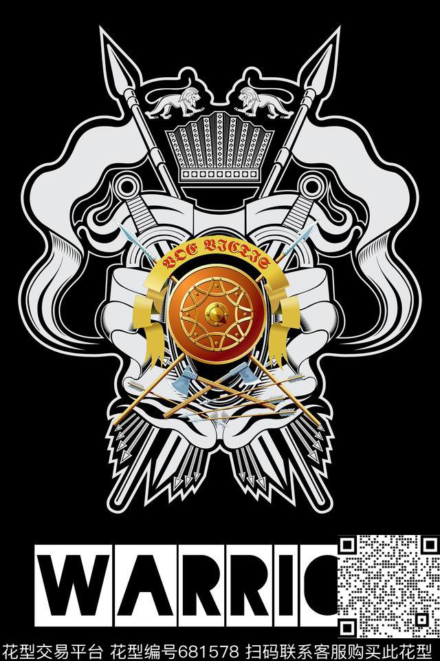 几何男装T恤卫衣图案传统印花华亿平台下载（图片编号: 681578） - 瓦栏（Walan）