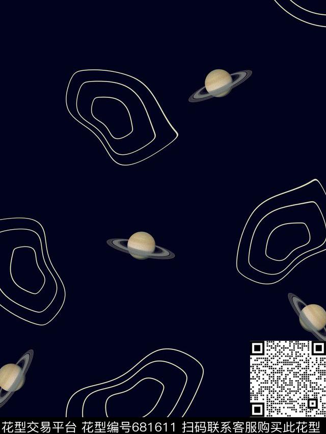 几何家纺星球传统印花华亿平台下载（图片编号: 681611） - 瓦栏（Walan）