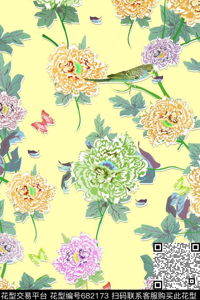 零点--家纺零点--泳装零点--女装数码印花华亿平台下载（图片编号: 682173） - 瓦栏（Walan）