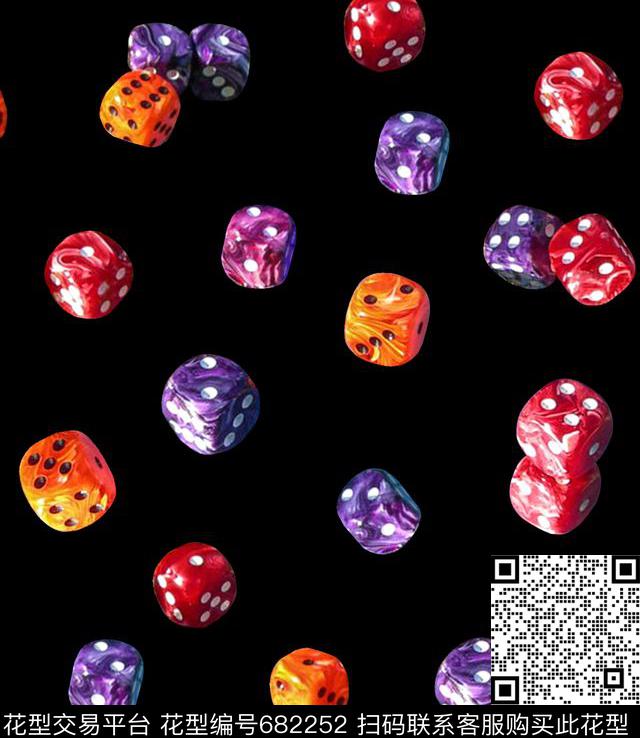 多彩清新大气数码印花华亿平台下载（图片编号: 682252） - 瓦栏（Walan）