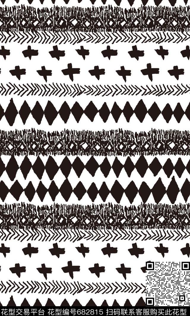 条纹民族格子传统印花华亿平台下载（图片编号: 682815） - 瓦栏（Walan）